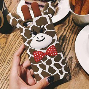 IPhone 7 Plus/ 8 Plus 3D Giraffe Silicone Case